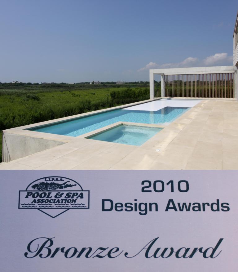 Covertech Bronze LISPA Traditional Pools with automatic pool cover